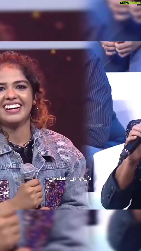 Priya Jerson Instagram - @punyasworld Your Creativity β€οΈβπ₯π₯π₯π₯π€β£οΈ nd @priya.jerson Singing π₯π₯π₯β£οΈ #trendingreels #trendingnow #instagramreels #punya #punyaselva #punyasworld #rockstarpunya #playbacksinger #priyajerson #priya #priyankadeshpande #makapa #vijaytelevision #harrisjayaraj #suriya #kajalagarwal #maatran #supersinger #actress #anirudh #arrahman