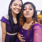 Priya Jerson Instagram - 💜💜 #poojavenkat #priyajerson #supersingerpriyajerson #vijaytelevision #supersinger9 #supersinger #vijaytv