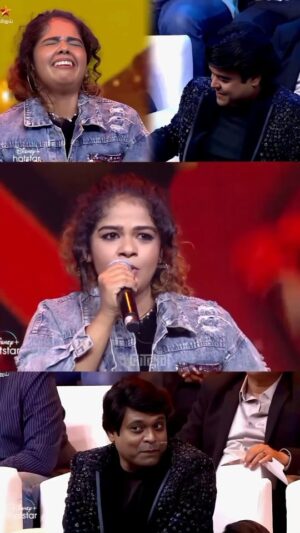 Priya Jerson Instagram - "Adtha vaaram namma studio il paappom"- Harris Jayaraj 💕
.
.
@chitchat_media 
@chitchat_media 
.
.
.
#chitchatmedia #priyajerson #harrisjayaraj #trending #trendingsongs #trendinginstareels #trendingreels #trendingvideos #trendinginstagramreels #viralreels #viralsongs #viralvideos #reelsinstagram #reels #instagramreels #instareels #vijaytv #supersinger9 #supersingerseason9 #suriya #nayanthara #aadhavan #priyajersonsupersinger9 #song #singer #tamilsongs #tamilmovie #tamil #kollywood