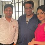 Priyal Mahajan Instagram - It was lovely working with you dada❤️ had an amazing day😊 Mumbai, Maharashtra
