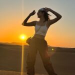 Priyal Mahajan Instagram - When you see the setting Sun☀️🌅 Priyal calls it a day well done👏🏻🧡💛 #dxbdiaries