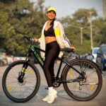 Priyamvada Kant Instagram – “Riding the future with Astra Ev Cycle – where every journey is an emission-free adventure. 🚲⚡