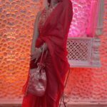 Priyamvada Kant Instagram - I’m a green flag 🚩I swear! Kept a fire extinguisher handy! 🧯 just incase 🧨 #shubhonavami #durgapuja