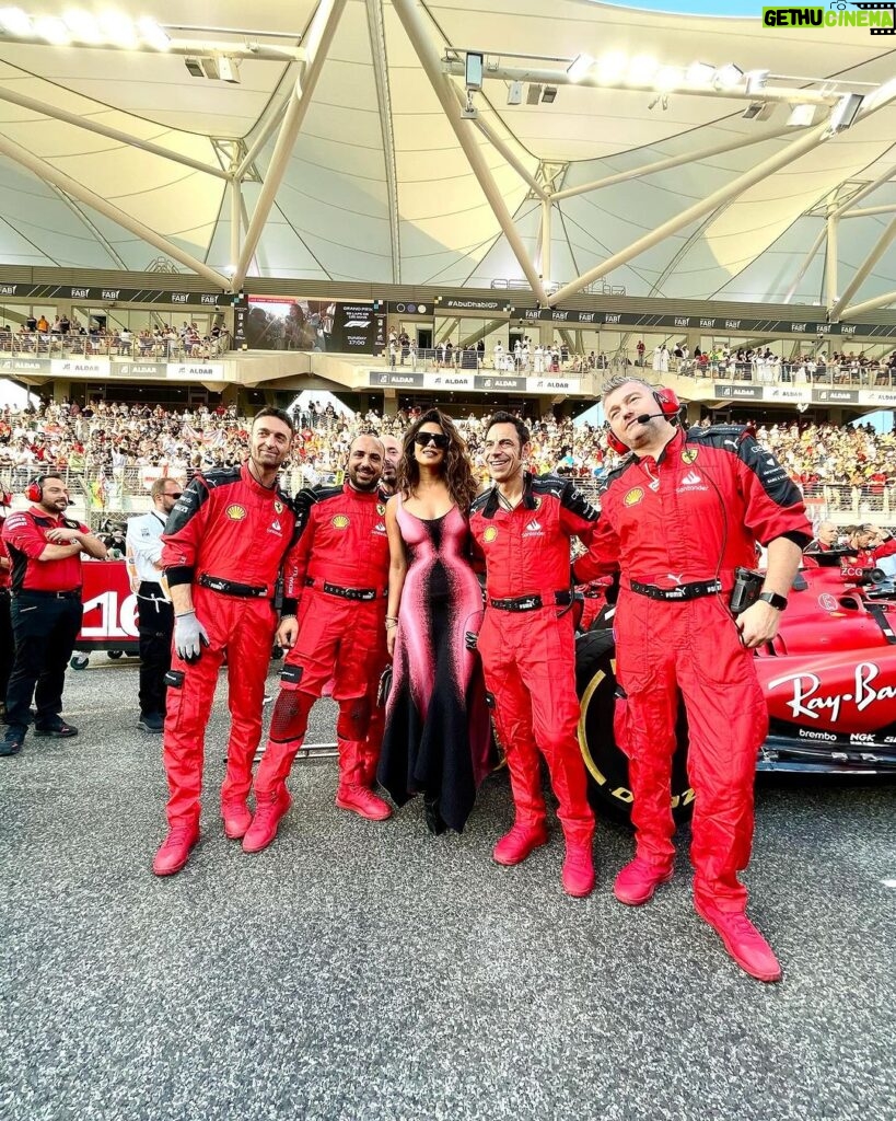 Priyanka Chopra Instagram - F1 weekend in Abu Dhabi 🏎️ Thank you @visitabudhabi for being an amazing host. #AbuDhabiGP #ad Abu Dhabi, United Arab Emirates