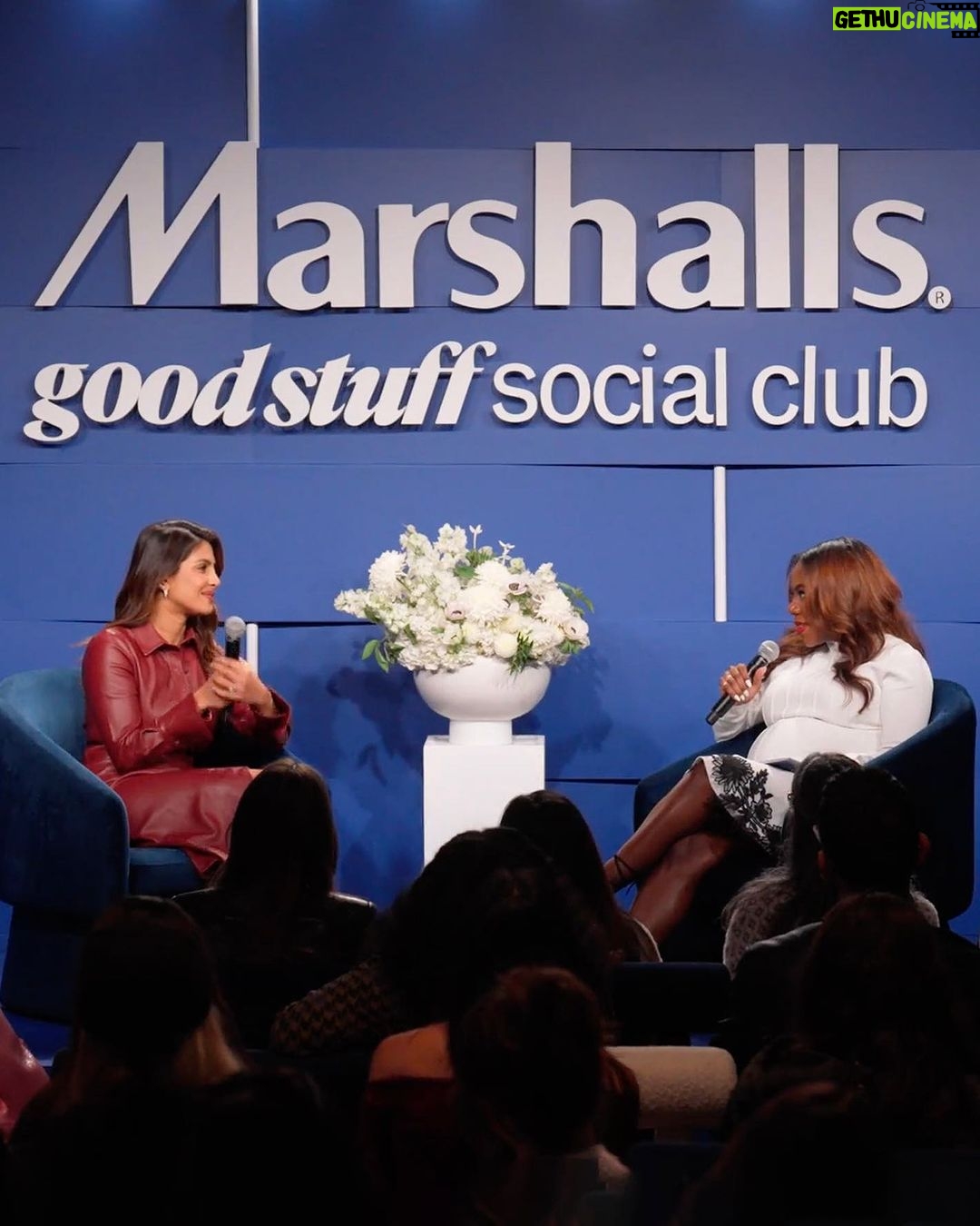 Priyanka Chopra Instagram - It’s so important to create safe spaces for women to lift each other up. That’s why I was thrilled to partner with @marshalls for the Marshalls Good Stuff Social Club, where we gave women access to tools, resources, and community. Because women come together, they can achieve remarkable things. #MarshallsGoodStuff #ad