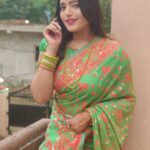 Priyanka Panigrahi Instagram - #saree❤️