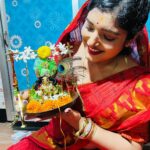 Priyanka Panigrahi Instagram - #happynandaustav🎊