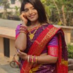 Priyanka Panigrahi Instagram - #gdmrngworld😘😘😍💕💕🙈❤️ #saree😍😍😍