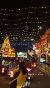 Priyanka Panigrahi Instagram - 📍Balasore Durga Puja (Navratri) Vibes 2023 😍😍🥰 #balasore #navaratri #durgapuja #odisha #trending #viral #goldenjubilee #love #darshan Balasore the misile city of India