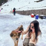 Priyanshi Yadav Instagram - swipe left to see scooby🐶🫶🏻 #fypシ #instagram #hills #love #mountains #snow #dog Manali, Himachal Pradesh