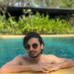 Priyanshu Painyuli Instagram – Basking on the Sun with some water energy 🔆 in a very peaceful n beautiful @toothmountainfarms.