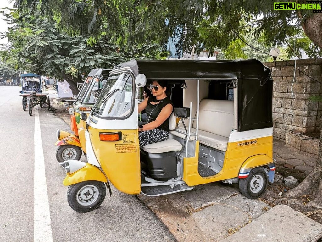 Punnagai Poo Gheetha Instagram - Riding into the auto life: Taking the three-wheeled express to adventure town! 🛺❤ #autolife #india #travel #ride