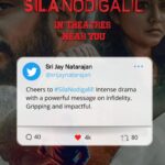 Punnagai Poo Gheetha Instagram - Dive into the buzz! Catch a glimpse of the intriguing Twitter reviews for #SilaNodigalil. 😍 @vinaybharadwaj1 @yashikaaannand @punnagaipoogheetha @richardrishi @saregamatamil Chennai, India