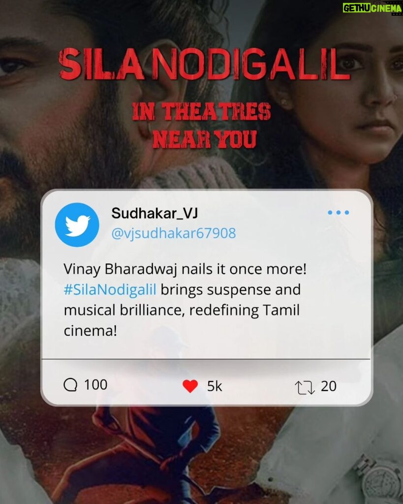 Punnagai Poo Gheetha Instagram - Dive into the buzz! Catch a glimpse of the intriguing Twitter reviews for #SilaNodigalil. 😍 @vinaybharadwaj1 @yashikaaannand @punnagaipoogheetha @richardrishi @saregamatamil Chennai, India