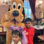 Raadhika Sarathkumar Instagram - Disneyland, 2023✨ Nostalgic but seeing it through Tarak and Radhyas- is a completely different feeling ❤️ Truly the most magical place in the world 😍 Thank you @gtholidays.in ✨ . . . . . #holiday #desinfluencer #eiffeltower #momlife #bakingwithkids #family #love #mommyblogger #southasianmom #siblings #momsofinstagram #indianmom #girlmom #southasianblogger #chennaibloggers #travelwithkids #paris #disneyland #disneylandparis
