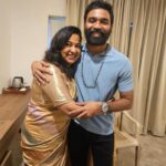 Raadhika Sarathkumar Instagram - Wishing the multi talented @dhanushkraja as he starts his new movie @r_sarath_kumar in a new avatar under his baton,waiting to be mesmerised…. As always ❤️❤️❤️❤️ @varusarathkumar @rayanemithun