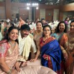 Raadhika Sarathkumar Instagram - Wedding time of @karthika_nair9 with Rohit , daughter of @radhanair_r and Rajsekaran, with the loyal 80s to add to the laughter and give love @suhasinihasan @chiranjeevikonidela @poonam_dhillon_ @poornimabhagyaraj @apnabhidu @menaka.suresh @sujataavijaykumar @revathyasha a beautiful and superbly organised wedding, enjoyed the warmth and love.❤️❤️❤️❤️❤️❤️