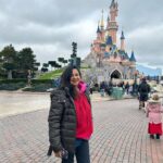 Raadhika Sarathkumar Instagram - Disneyland Paris, 2023. It truly is the happiest place on earth ✨ Thank you @gtholidays.in for the fabulous planning and execution ❤️ . . . . . #holiday #desinfluencer #eiffeltower #momlife #bakingwithkids #family #love #mommyblogger #southasianmom #siblings #momsofinstagram #indianmom #girlmom #southasianblogger #chennaibloggers #travelwithkids #paris #disneyland #disneylandparis