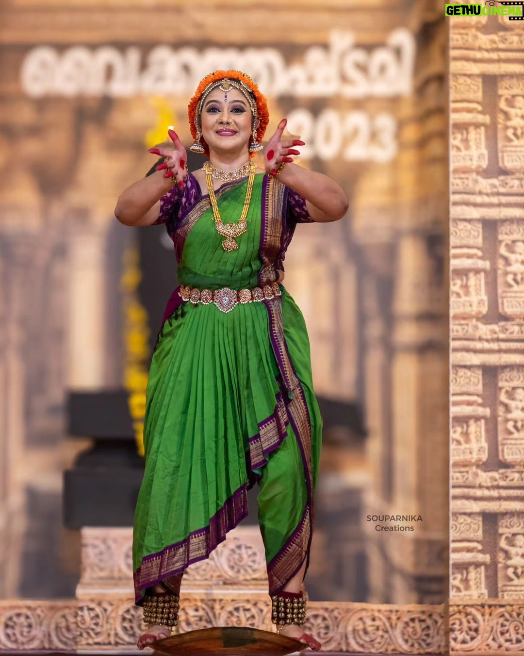 Rachana Narayanankutty Instagram - Kuchipudi Recital performed by actor and dancer Rachana Narayanankutty at Sree Vaikom Mahadeva Temple on the occasion of Vaikom Ashtami ✨️ @rachananarayanankutty . . . . . . . . . . . . . . . . . . . . . . . . . . . . . . . . #kuchipudi #performance #stageperformance #mollywood #celebrity #danceshoot #vaikom #ashtami #entekottayam #kottayam #souparnikacreations #canonphotography #canonr6 #canonr6photography #rachananarayanankutty