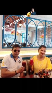 Rachna Banerjee Instagram - When @singlemalt2 ( Tilak Biswas) in town, how can I miss the adda fun n gossip...
Till we meet again soon.....👋