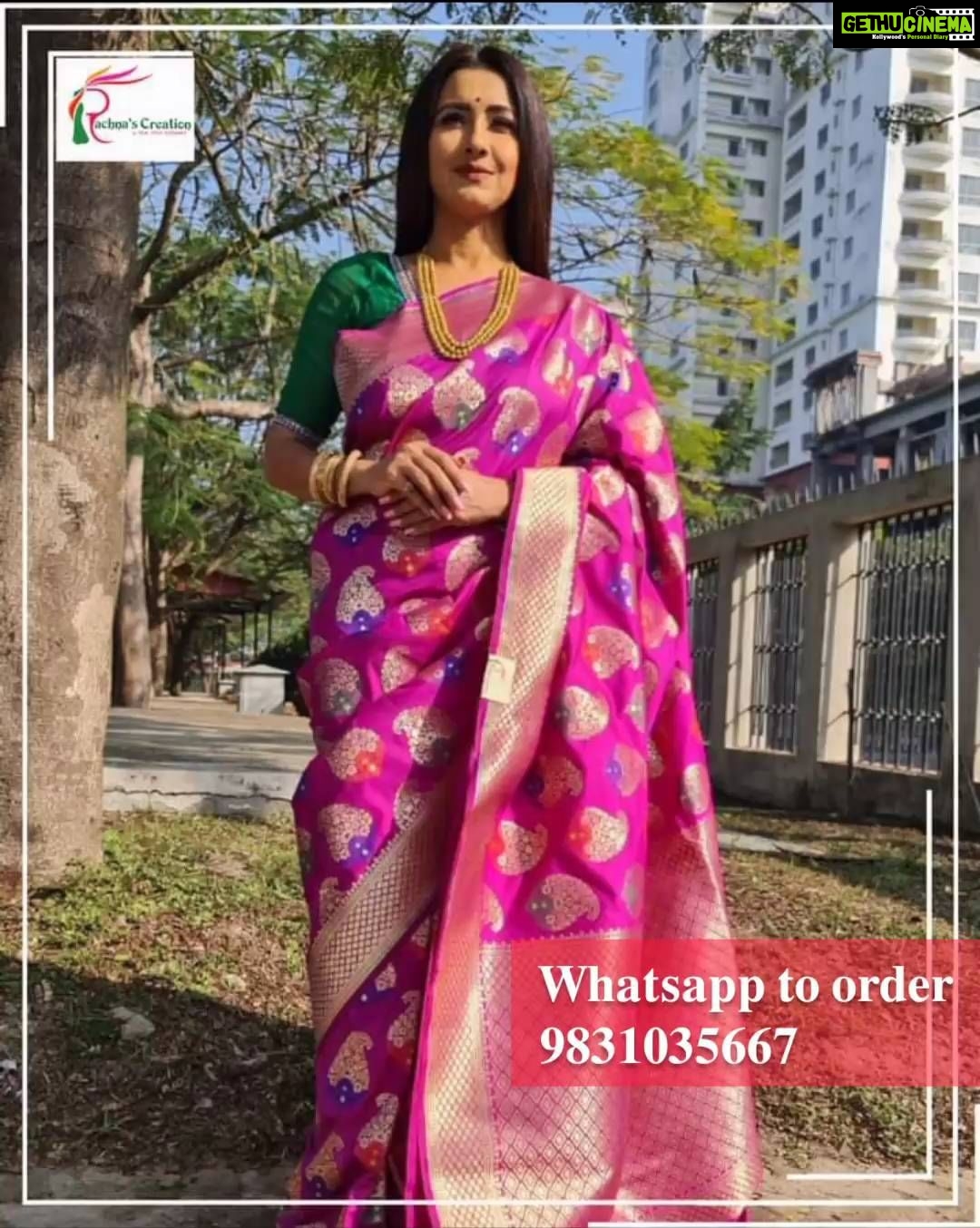 Rachna Banerjee Instagram - Stay stylish with a diverse collection of sarees curated exclusively by Rachna's Creation! ππ‘πππ¬ππ©π© π¨π§ ππππππππππ ππ¨ π¨π«πππ«. #RachnaBanerjee #RachnasCreation #actor #entrepreneur #Fashion #Saree #WeddingCollection #fashion #saree #womenswear #kolkata #mumbai #delhi #chennai #bangalore #hyderabad #shopnow #ordernow #buynow
