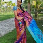 Rachna Banerjee Instagram – Exquisite elegance meets stunning prints.  Embrace the rich and graceful of 𝐏𝐮𝐫𝐞 𝐊𝐚𝐭𝐚𝐧 𝐒𝐢𝐥𝐤 𝐰𝐢𝐭𝐡 𝐈𝐤𝐤𝐚𝐭 𝐏𝐫𝐢𝐧𝐭 curated exclusively by Rachna’s Creation! 
𝐖𝐡𝐚𝐭𝐬𝐚𝐩𝐩 𝐨𝐧 𝟗𝟖𝟑𝟏𝟎𝟑𝟓𝟔𝟔𝟕 𝐭𝐨 𝐨𝐫𝐝𝐞𝐫.

#RachnaBanerjee #RachnasCreation #actor #entrepreneur #Fashion #Saree  #WeddingCollection #fashion #saree #womenswear #kolkata #mumbai #delhi #chennai #bangalore #hyderabad #joy #KatanSilk #Silk #IndianWeaves #WeavesOfIndia #IndianAttire #KatanSilk #IkkatPrint