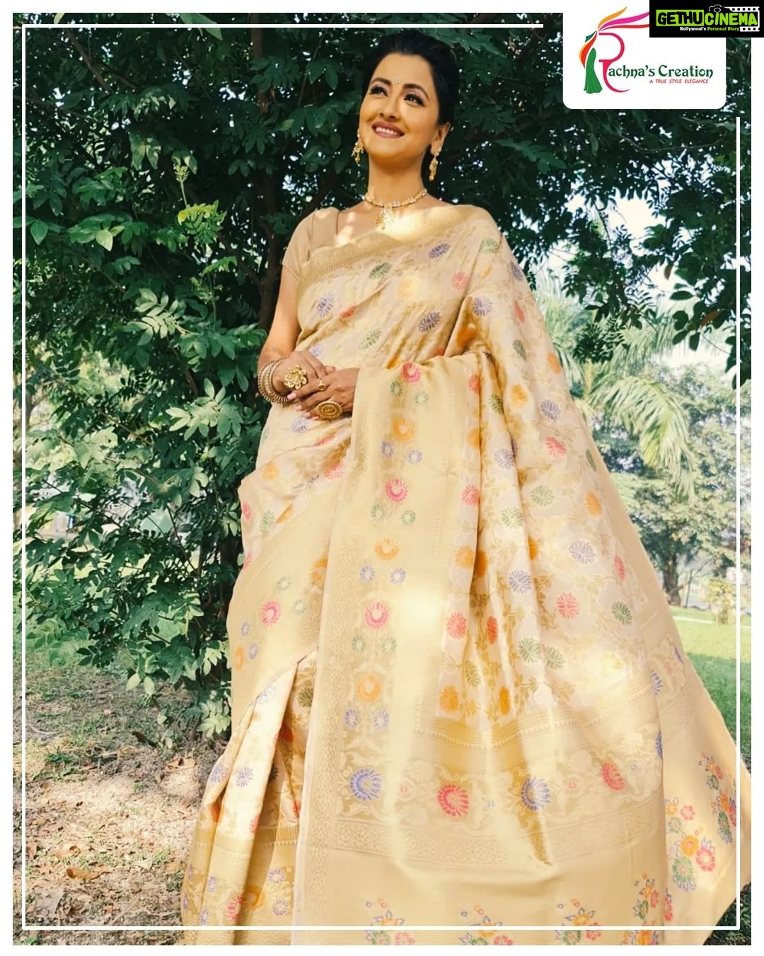 Rachna Banerjee Instagram - The intricate Katan Benarasi is surely a show stopper for its rich weave and gorgeous thread work made out of pure silk threads. A #MUSTBUY!! π’ΰ¦Άΰ¦Ύΰ§ΰ§ ΰ¦ΰ¦Ύΰ¦ΰ¦ͺ : ΰ¦ΰ¦Ύΰ¦€ΰ¦Ύΰ¦¨ বΰ§ΰ¦¨ΰ¦Ύΰ¦°ΰ¦Έΰ§ সিলΰ§ΰ¦ ΰ¦Άΰ¦Ύΰ§ΰ§ π#ShopNow from Rachna's Creation! ππ»Care: dry wash π²ππ‘πππ¬ππ©π© π¨π§ ππππππππππ ππ¨ π¨π«πππ« #RachnaBanerjee #Fashion #katansilk #katanbenarasi #Saree #IndianAttire #EthnicWear #EthnicAttire #Traditional #Fashionista #Style #StayStylish #StayFashionable #StyleStatement #OrderNow #BuyNow #Entrepreneur #Shopping #OnlineShopping #fashion #potd #ootd #ootdfashion #likeforlikes #lifestyle #india #facebookpost #Instagram