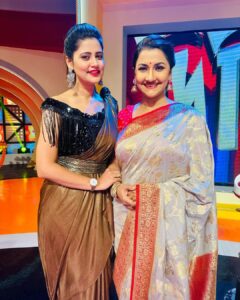 Rachna Banerjee Instagram - Today once again in “didi no 1”❤️
@zeebanglaofficial