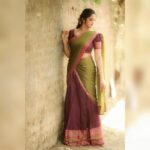 Radhika Preeti Instagram - 🤎❤️ Costumes- @ivalinmabia ❤️ Photography- @camerasenthil ❤️ Makeup-@jiyamakeupartistry❤️ Hair -@mani_stylist_❤️ Shoot organised by -@rrajeshananda❤️ #radhikapreethi #radhi #rp #halfsaree #bestteam Chennai, India