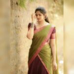 Radhika Preeti Instagram - 🤎❤️ Costumes- @ivalinmabia ❤️ Photography- @camerasenthil ❤️ Makeup-@jiyamakeupartistry❤️ Hair -@mani_stylist_❤️ Shoot organised by -@rrajeshananda❤️ #radhikapreethi #radhi #rp #halfsaree #bestteam Chennai, India