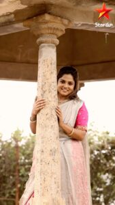Raksha Gowda Instagram - A song from Vasu’s heart to ours!! Watch #maabonalujathara tomorrow at 6 pm only on #starmaa. Outfit courtesy- @label_srivastra