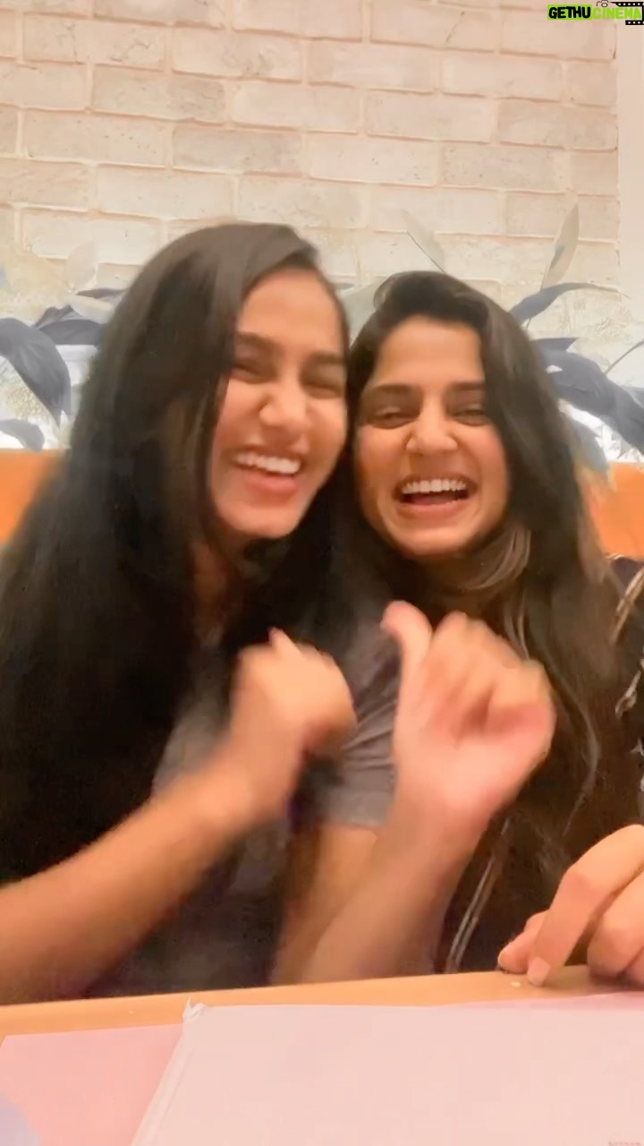 Raksha Gowda Instagram - Sath hum jo chale 💕 #reels#bestfriends#partnerincrime #sath #love #fun #gratitude #longtime