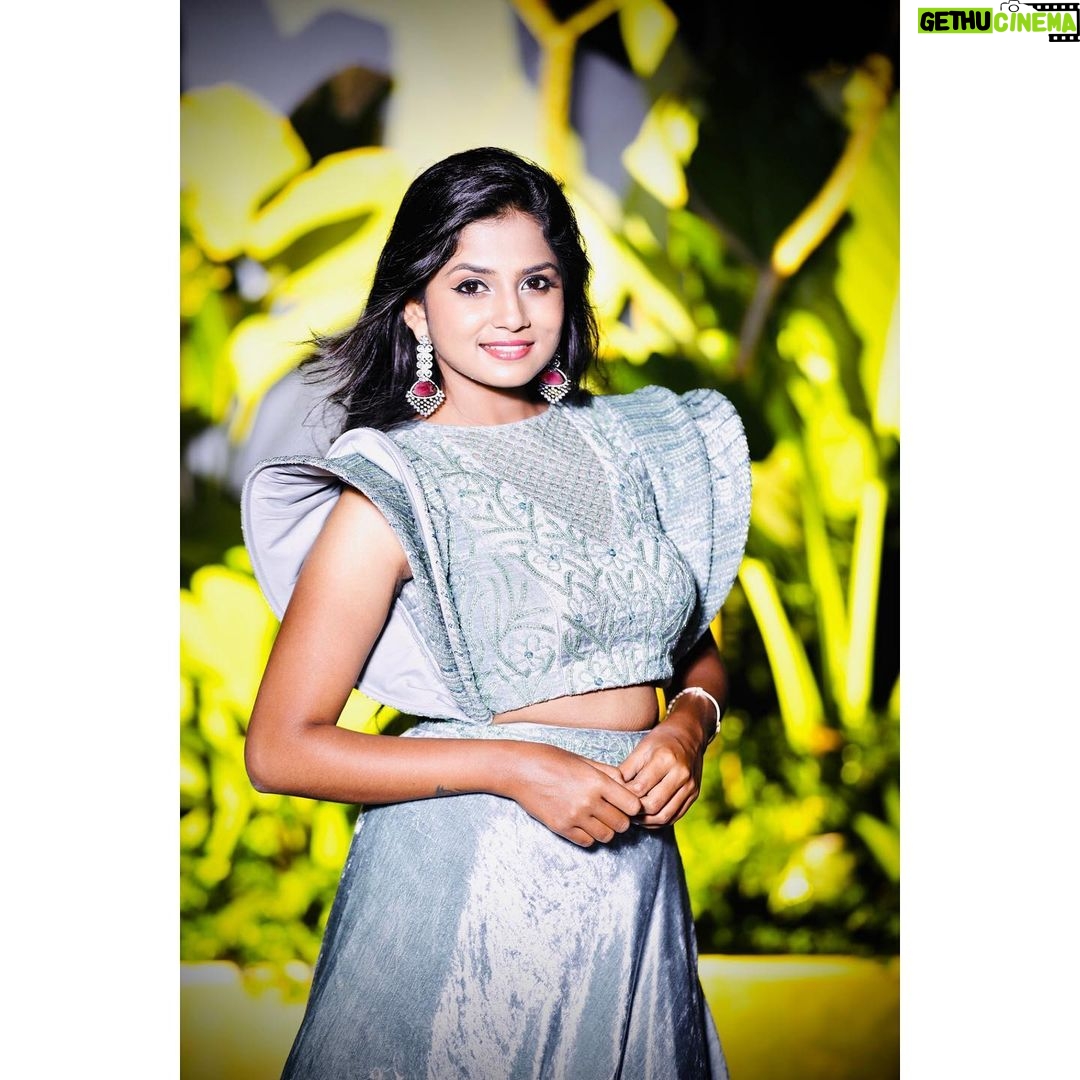 Raksha Gowda Instagram - 💫 Design&outfit @harithag_reddy
