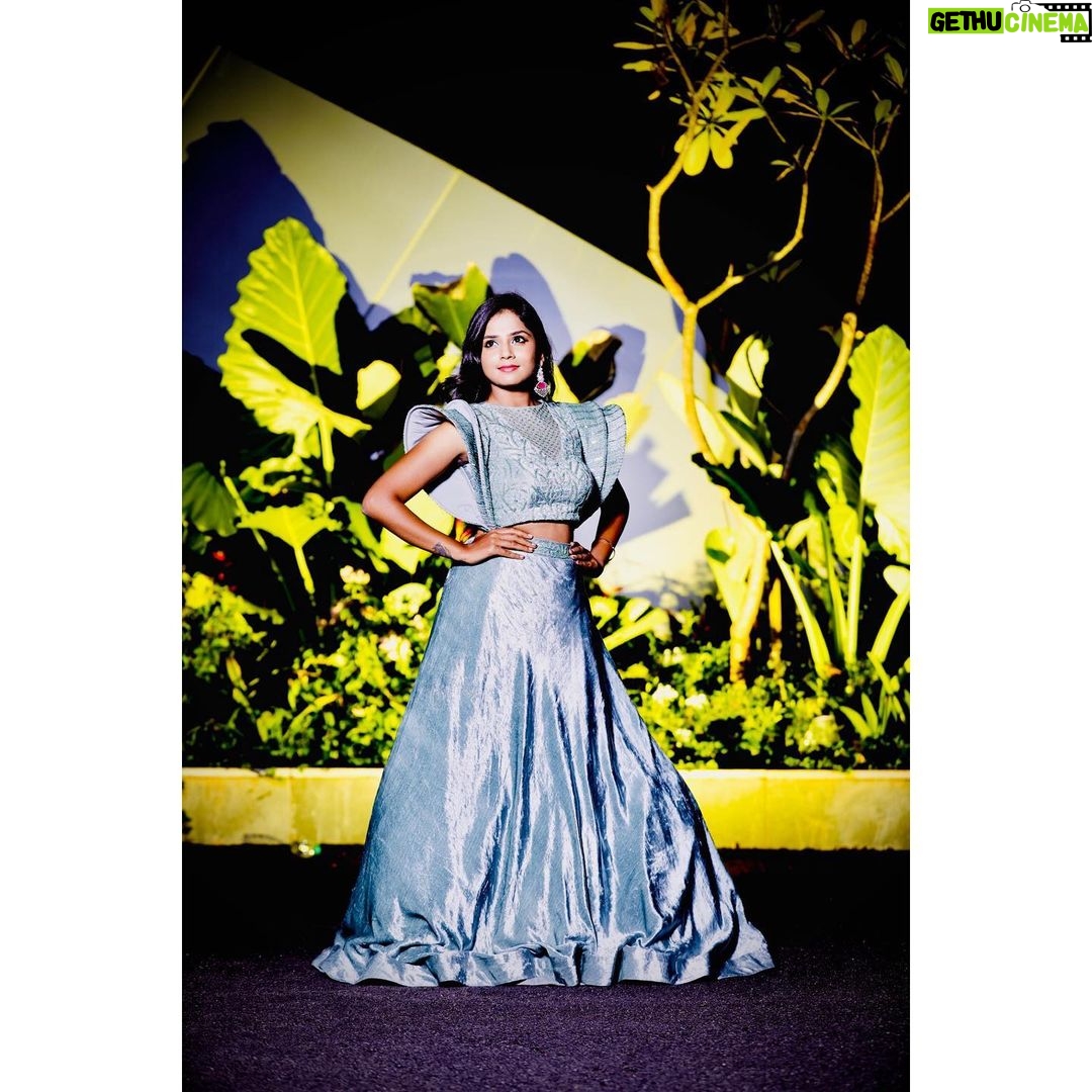 Raksha Gowda Instagram - 💫 Design&outfit @harithag_reddy