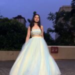 Rashmi Agdekar Instagram – Cinderella vibes with a pinch of Kendall Jenner ❄️
 👗- @monaandvishu ✨

Face art by @preetingg 

#fashion #indianoutfit #fairytale #iceicebaby