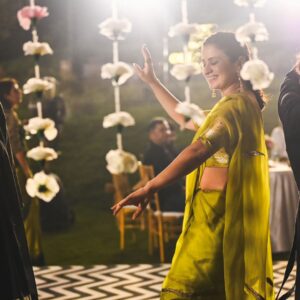 Rasika Dugal Instagram - In my groove when with my tribe 😊. A night spent dancing to good Punjabi music, eating garam chola kulcha and giggling endlessly... is a night to remember. Congratulations Bhakti and Brian. Such a fun fun wedding ❤️. @bea_pea @briannewham Thanks @pajamatots for capturing these moments (and, in fact, making some of them happen #AppuGhar 😂). Full marks for the groupfie attempt guys! @siddharththakur @enjay29 @mukulchadda @adtee_seshu @rehana__munir @appukhera @avehimenon @deepakyen #NaveenNair #FaizaAhmadKhan. Missed you @thomascherian Also, I am still tripping on #excuses @ap.dhillxn