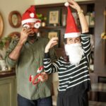 Rasika Dugal Instagram - Santa और Banta! 🤣 I went looking for a Christmas cap and found a bag full of props! Merry Christmas everyone! 🌲 May the coming year give you more than you had imagined. And may you improvise it in the most fun way ❤️ [#MerryChristmas, #Christmas, Christmas, Merry Christmas]