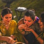 Rasika Dugal Instagram - In my groove when with my tribe 😊. A night spent dancing to good Punjabi music, eating garam chola kulcha and giggling endlessly... is a night to remember. Congratulations Bhakti and Brian. Such a fun fun wedding ❤️. @bea_pea @briannewham Thanks @pajamatots for capturing these moments (and, in fact, making some of them happen #AppuGhar 😂). Full marks for the groupfie attempt guys! @siddharththakur @enjay29 @mukulchadda @adtee_seshu @rehana__munir @appukhera @avehimenon @deepakyen #NaveenNair #FaizaAhmadKhan. Missed you @thomascherian Also, I am still tripping on #excuses @ap.dhillxn