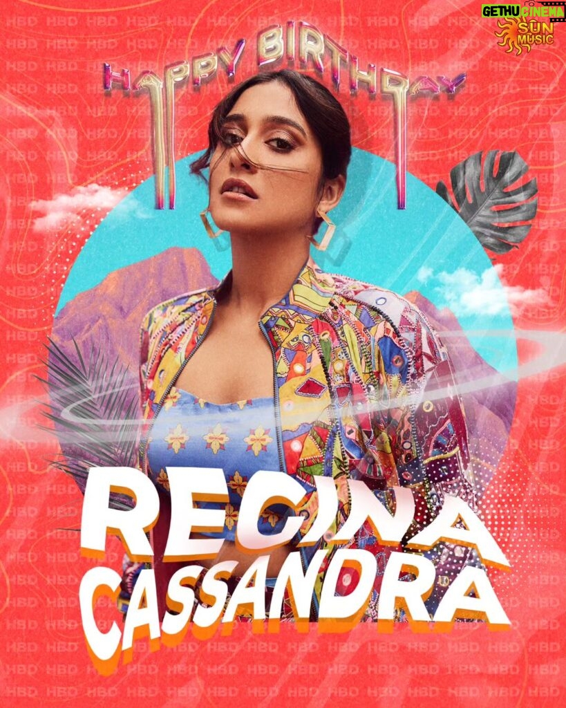 Regina Cassandra Instagram - Wishing the beautiful actress @reginaacassandraa , a very happy birthday 🎂🥰 #SunMusic #HitSongs #Kollywood #Tamil #Songs #Music #NonStopHits #ReginaCassandra #HappyBirthdayReginaCassandra #HBDReginaCassandra