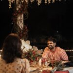 Reshma Muralidharan Instagram - More than i write you can see, feel my happiness in it .. 🙈🥹 thank you musee @madhanpandian 🖤 for this beautiful unexpected dinner date surprise .. who doesn't love a date 😉 .... This place is where we got married and that was the most surprising thing 🙈🥹 .... lots and lots of love and hugs to you 💋 muah ... once again Thank you @sppgardens you always give what we want and this beautiful idea which you have came up with will make so many people happy in tears surprising their loved ones family friends ..😍❤️ once again thank you😊 And @jenovin_05 and his team did a great great job they gave us privacy and at the same time so many Beautiful pictures for memories 🥹❤️ thank you team Photography and video @crackjackphotography Location @sppgardens