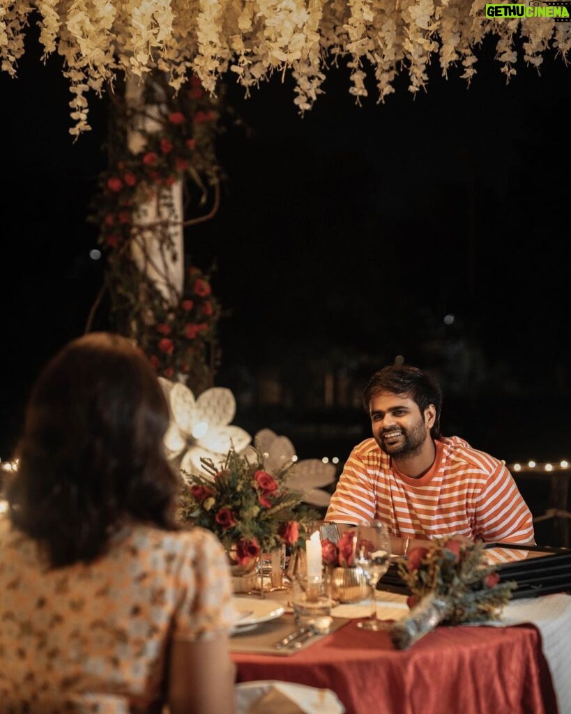 Reshma Muralidharan Instagram - More than i write you can see, feel my happiness in it .. 🙈🥹 thank you musee @madhanpandian 🖤 for this beautiful unexpected dinner date surprise .. who doesn't love a date 😉 .... This place is where we got married and that was the most surprising thing 🙈🥹 .... lots and lots of love and hugs to you 💋 muah ... once again Thank you @sppgardens you always give what we want and this beautiful idea which you have came up with will make so many people happy in tears surprising their loved ones family friends ..😍❤️ once again thank you😊 And @jenovin_05 and his team did a great great job they gave us privacy and at the same time so many Beautiful pictures for memories 🥹❤️ thank you team Photography and video @crackjackphotography Location @sppgardens