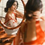 Rhea Chakraborty Instagram - Shubho Bijoya Dashami ✨ This is my Dida’s (grandmother) saree.100 years old. Something so special about wearing my ancestry 🙏 🤍 Captured by the most talented @awkwardbong @taaabus 🤍