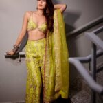 Rhea Chakraborty Instagram - Saheli ki shaadi ☘️🍀 #bridesmaids #rhenew Outfit : @gopivaiddesigns Earrings: @sangeetaboochra Bracelets: @karnikajewelshyd @ishhaara @goldenwindow @ascend.rohank Rings : @minerali_store Styled by : @theanisha Assisted by : @maitriidesaii Intern : @sneha_n15 Edit : @theretoucherbook 📸 : @gyanendrapatidar