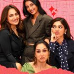Rhea Kapoor Instagram - These Girlbosses don't Gatekeep! The Gang turns up the heat with some Spicy Confessions 🔥 Watch Thank You For Coming, now streaming on Netflix! @bhumipednekar @shehnaazgill @dollysingh @kushakapila @shibani_bedi @anilskapoor @shobha9168 @ektarkapoor @rheakapoor @karanboolani @balajimotionpictures @akfcnetwork