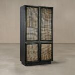 Rhea Kapoor Instagram - Available in Walnut and Black. Artfully designed for both function and style, the Sake Cabinet and Saga Media Unit are crafted from a hardwood frame with textured brass grille shutters. Also seen here: Hand of Adam Figurines @ashieshshahatelier Wall Sculpture @ganeshemporium Shop now @thehouseofthings. Photograph: @talib_chitalwala Styling: @sam_wade11 Design & Production: @thehouseofthings #thehouseofthings #rheakapoor #ravivazirani #beautifulrareinspired #THOTxRheaKapoor #interiordesign #homedecor #collaboration #chicstorage Mumbai, Maharashtra