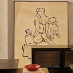 Rhea Kapoor Instagram - Capturing the essence of line art and abstract forms, this artwork beautifully reflects Rhea's bond with her beloved canine companions. Eternal Ties - Limited edition art print. Shop now @thehouseofthings. Link in bio. Also seen here: Saga Media Unit Nobu Cocktail Table Yuto Nesting Coffee Tables Photograph: @thehouseofpixels Styling: @rheakapoor & @rayvie Design & Production: @thehouseofthings Outfit Styling @abhilashatd #thehouseofthings #rheakapoor #ravivazirani #beautifulrareinspired #THOTxRheaKapoor #interiordesign #homedecor #collaboration.