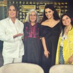 Richa Chadha Instagram – Was lovely to be on a round table with these incredible women! @ratnapathakshah  ma’am, I have seen your film and TV work of course, Dhak Dhak being the latest… but saw you on stage recently in Motley’s ‘Old World’ and guys you’re missing something if you don’t witness the magic on stage, my salutations and love! @saiyami you’ve done a better job as an amputee with one arm on screen than many of our peers have with two! You’ve played an athlete with gumption and EXPERTISE, it’s not pretence or PR, it’s just skill ! And my dearest @rajshri_deshpande , your work in ‘Trial by Fire’ is superior … that’s the word, it’s a superior performance, sabke bass ki baat nahi! Always here for you, love you and only one phone call away💥👋🏾❤️ thank you for an incredible and energising conversation! You’re rockstars!!! Thanks @atikafarooqui1 @whimsicalfantasy for making this happen❤️✨😍