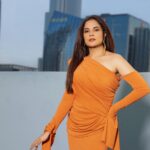 Richa Chadha Instagram - The last photo is my state of mind! #FashionableFridayFlashback to last month, in Dubai when I felt like a cool glass of wine on a hot summer afternoon! 👗 @roologyofficial 💍 @misho_designs Styled by - @anishagandhi3 & @rochelledsa Assistant stylist - @_m.a.h.i._ HMU @harryrajput64 @glazoschool #riali #fukrey3 #promotions #RichaChadha #FukreyHitHai