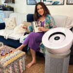 Richa Chadha Instagram - It’s a pity that every year, our big cities struggle with terrible AQI! With rising air pollution the perfect gift to my home the Dyson Big + Quiet with its 2x filter which covers upto 1100 square feet space with just one machine. @dyson_india . . . #DysonIndia #DysonHome #DysonPurifier #DysonBigandQuiet #Gifted