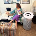 Richa Chadha Instagram - It’s a pity that every year, our big cities struggle with terrible AQI! With rising air pollution the perfect gift to my home the Dyson Big + Quiet with its 2x filter which covers upto 1100 square feet space with just one machine. @dyson_india . . . #DysonIndia #DysonHome #DysonPurifier #DysonBigandQuiet #Gifted